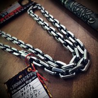 Серебряная цепь 925 пробы . Якорь 120 грамм - 
