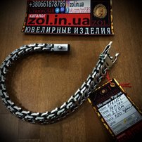 Серебряный браслет 925 пробы . Рамзес 100 грамм - 