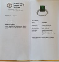 Кольцо с изумрудом 3,83 карат - Киев